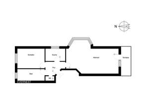 Kernsanierte 2-Zimmer-Gartenwohnung mit Südterrasse & TG-Stellplatz – Die vollständige Adresse der Immobilie erhältst du vom Anbieter., 22175 Bramfeld, Hamburg – Vorschaubild 10