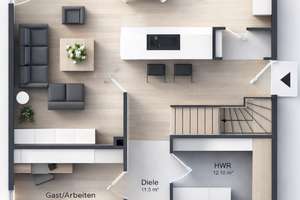 Modernes Einfamilienhaus zur Miete mit traumhaftem Garten – Die vollständige Adresse der Immobilie erhältst du vom Anbieter., 4316 Mölkau, Leipzig – Vorschaubild 22