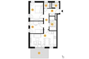 Durchdachtes Wohnen: 3-Zimmer-Wohnung mit modernem Charakter – Erich-Ollenhauer-Straße 39, 90427 Boxdorf, Nürnberg – Vorschaubild 8