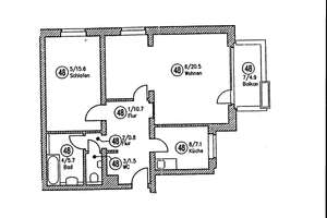 Gepflegte 2,5-Zimmer-Wohnung in Aachen-Laurensberg – 52072 Laurensberg (Statistischer Bezirk), Aachen – Vorschaubild 4