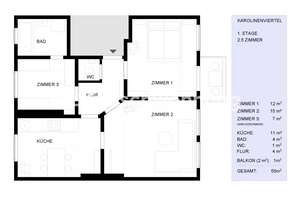 Tauschwohnung: Suchen geräumige Wohnung in Hamburg zum Tausch – Die vollständige Adresse der Immobilie erhältst du vom Anbieter., 20357 St. Pauli, Hamburg – Vorschaubild 2