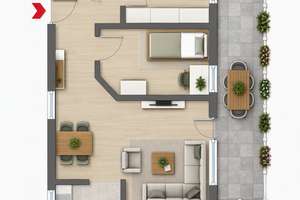 Exklusive 3-Zimmer-Wohnung mit Dachterrasse, Aufzug & Klimaanlage in Sonsbeck – 47665 Sonsbeck – Vorschaubild 14