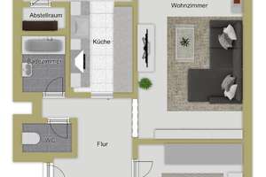 360° |SOFORT FREI! 3-Zimmer-Gartenwohnung mit Terrasse – Die vollständige Adresse der Immobilie erhältst du vom Anbieter., 89079 Wiblingen, Ulm – Vorschaubild 15