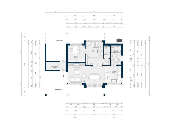 Conzept 2.1 Grundriss EG