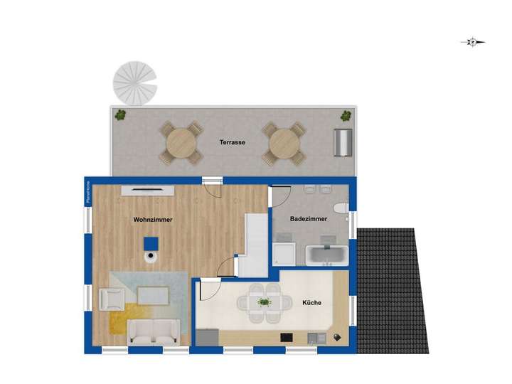 Grundriss Obergeschoss 