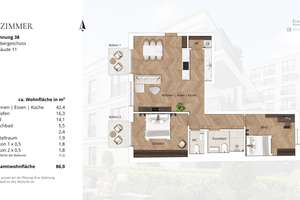 Neubauwohnung mit 3-Zimmern & 2 Balkone im Kö-Karree - nur 80m von der Königsallee entfernt – Talstraße 11, 40217 Friedrichstadt, Düsseldorf – Vorschaubild 15