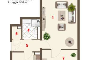 Moderne 2-Zimmer Wohnung in bester Lage von Mönchengladbach – Windberger Allee 82, 41063 Windberg, Mönchengladbach – Vorschaubild 15