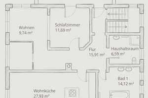 MEHRGENERATIONENWOHNEN IN DER HAMMERSCHMIEDE – Die vollständige Adresse der Immobilie erhältst du vom Anbieter., 86169 Hammerschmiede, Augsburg – Vorschaubild 11