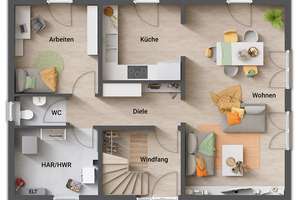 Das Einfamilienhaus mit dem schönen Satteldach - Freundlich und gemütlich – Die vollständige Adresse der Immobilie erhältst du vom Anbieter., 76297 Stutensee – Vorschaubild 7