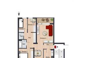 Geräumige 3-Zimmer-Wohnung Einziehen und wohlfühlen // 1.OG. li. – Eisenacher Str. 35, 38444 Wolfsburg – Vorschaubild 12