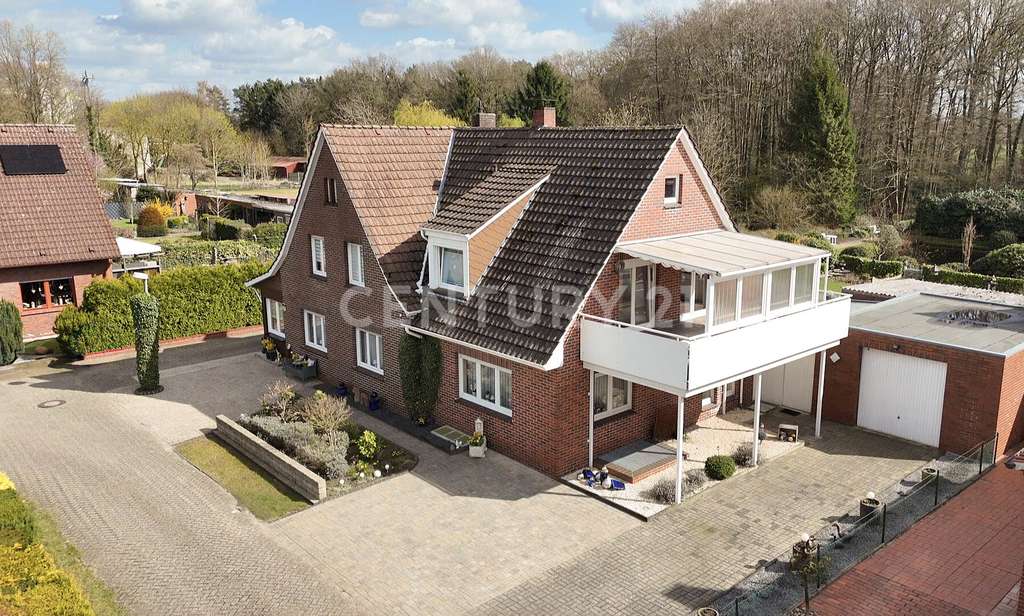 Immobilie in Schüttorf - Gepflegtes Haus mit ganz vielen Möglichkeiten! Traumgarten - Bild 1