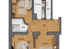 SÜDVORSTADTLIEBE MIT MORGENSONNE | Bezugsfreie 3-Raum-Wohnung mit Balkon – 4275 Südvorstadt, Leipzig – Vorschaubild 22