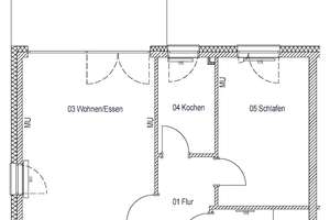 Moderne Erdgeschosswohnung mit Wohlfühlambiente *WBS ERFORDERLICH* – Athanasius-Kircher-Straße 19, 97074 Frauenland, Würzburg – Vorschaubild 7