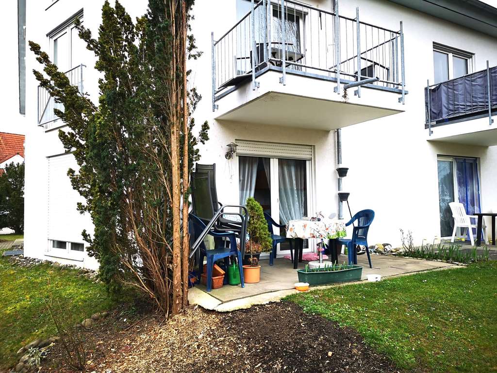 Immobilie in Meckenbeuren - ZUR ANLAGE (3,7%): Langjährig und gut vermietete 1-Zi.-EG-Whg. mit schöner Südwestterrasse - Bild 0