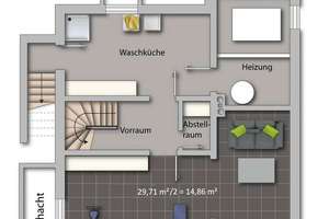 Gelegenheit | Charmantes Einfamilienhaus mit traumhaftem Südwestgarten in ruhiger Lage von Trudering – Die vollständige Adresse der Immobilie erhältst du vom Anbieter., 81827 Waldtrudering, München – Vorschaubild 20