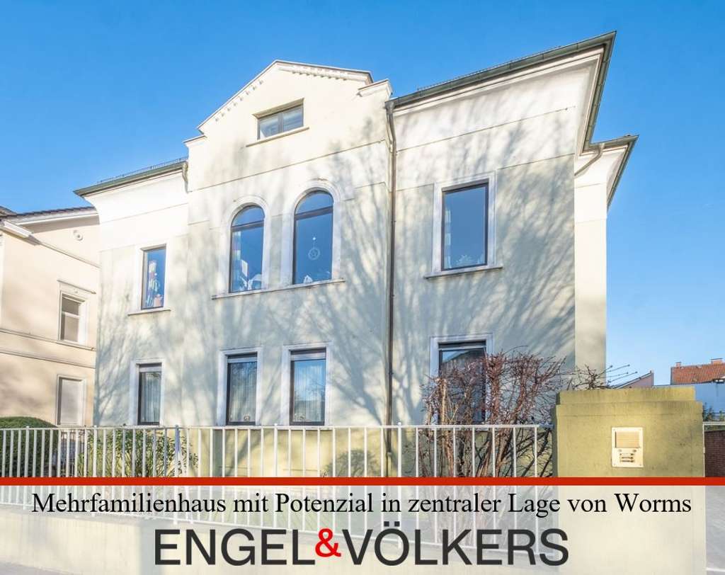 Mehrparteienhaus mit viel Ausbau- und Anbaupotential in der Siegfriedstraße in Worms