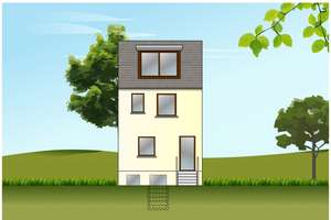 *Reihenmittelhaus mit Stellplatz, Terrasse und Grünfläche* – Im Fuhlenbrock 210, 46240 Fuhlenbrock, Bottrop – Vorschaubild 2