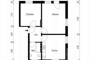 2-Raum-Wohnung in Sudenburg mit Balkon – Braunschweiger Straße 63, 39112 Sudenburg, Magdeburg – Vorschaubild 3