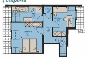 Hochwertig sanierte Maisonettewohnung mit Balkon, Fußbodenheizung und Parkettboden! – Beethovenstraße 22, 9130 Chemnitz – Vorschaubild 11