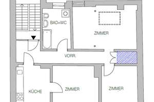 Renovierte 3,5 Zimmer Dachgeschoss Wohnung – Wilhelm-Tell-Straße 1, 46047 Borbeck, Oberhausen – Vorschaubild 11