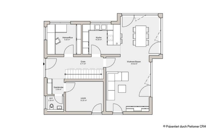 Grundriss Erdgeschoss