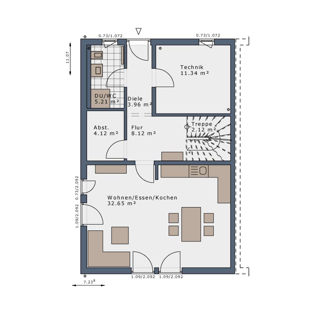 Immobilie in Moorrege - NEUBAU in Moorrege – Ihr Eigenheim mit Schwabenhaus KFN & QNG inkl. Photovoltaik - Bild 2