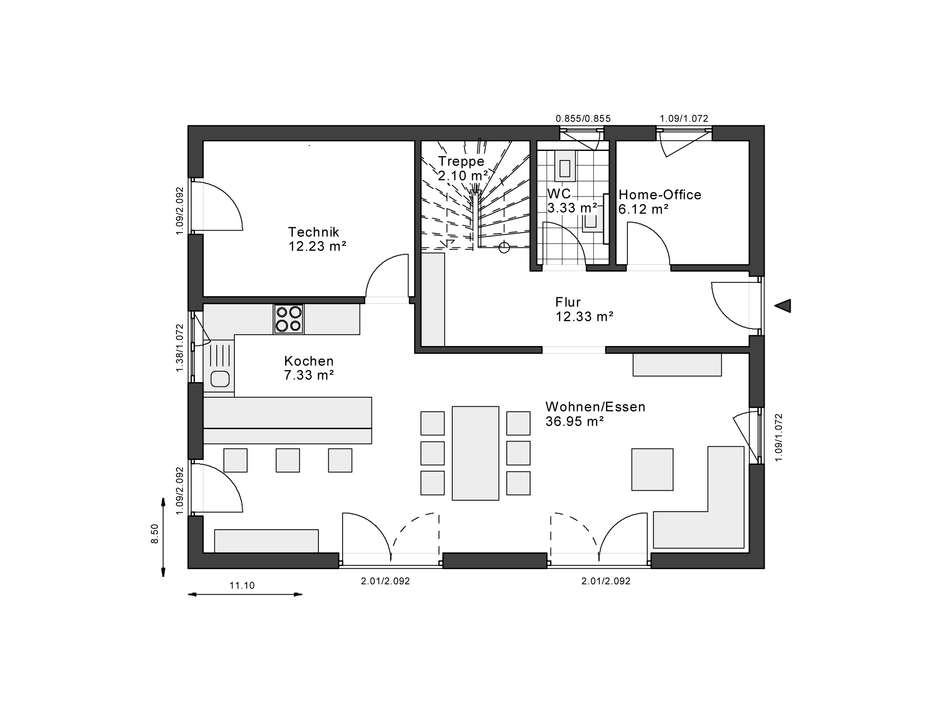 Grundriss EG