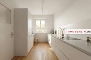 IMMOBERLIN.DE - Ersteinzug nach Sanierung: Stilvolle Altbauwohnung mit Südwestloggia – Die vollständige Adresse der Immobilie erhältst du vom Anbieter., 12169 Steglitz, Berlin – Vorschaubild 2