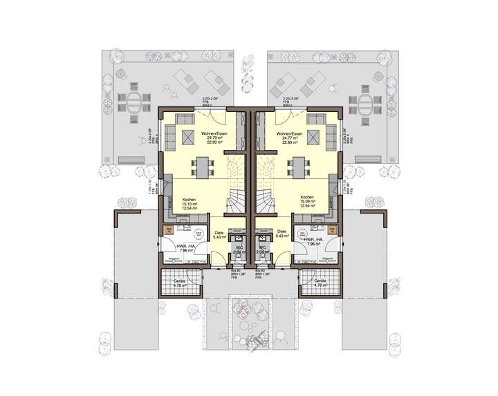 Grundrissbeispiel G136 EG
