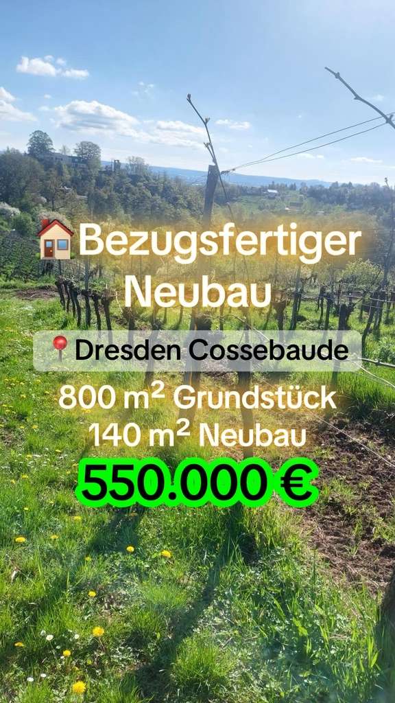 Neubau in Cossebaude - INKLUSIVE GRUNDSTÜCK/VIDEORUNDGANG