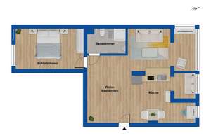 Einziehen und wohlfühlen in Düsseldorf: Moderne 2-Zimmer-Eigentumswohnung in Flingern-Nord – Die vollständige Adresse der Immobilie erhältst du vom Anbieter., 40233 Flingern Nord, Düsseldorf – Vorschaubild 7