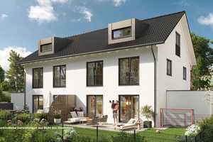 Neubauvorhaben - moderne und energieeffiziente Doppelhaushälfte in Trudering – München – Vorschaubild 1