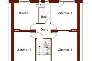 Schöne 3 Zimmer Altbauwohnung mit Balkon – Krefeld – Vorschaubild 10