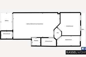 2-Zimmer-Dachgeschosswohnung in gepflegtem 6-Familienhaus sucht neuen Eigentümer – Hinter dern Trieschhöfen 32, 34128 Mitte, Kassel – Vorschaubild 9