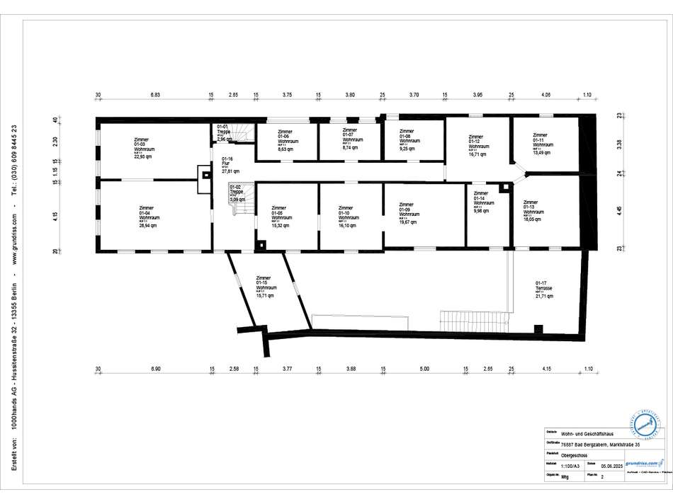 Grundriss Obergeschoss