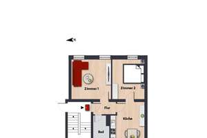 Zentrale Wohnung mit Tageslichtbad // 2.OG rechts bis zum 31.12.2028 anmietbar!!! – Schillerstr. 5, 38440 Stadtmitte (Ortsteil), Wolfsburg – Vorschaubild 6