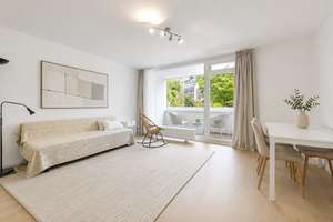 Komplett renoviert. Terrasse. Einziehen. Wohlfühlen -Grünblick statt Straßenlärm – Simrockstraße 98, 40235 Grafenberg, Düsseldorf – Vorschaubild 1
