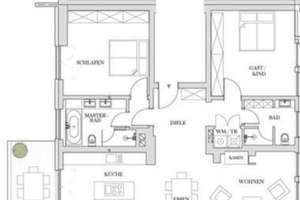 Stilvolle 3,5-Zimmer-Wohnung mit großer Terrasse, offenem Wohnbereich & Kamin in Bestlage Oberkassel – Die vollständige Adresse der Immobilie erhältst du vom Anbieter., 40545 Oberkassel, Düsseldorf – Vorschaubild 24