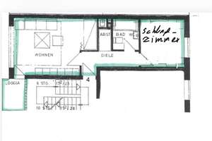 Gemütliche helle moderne  Wohnung mit Balkon, EBK  & PKW-Stellplatz in ruhiger Lage v. Lörick – 40547 Lörick, Düsseldorf – Vorschaubild 23