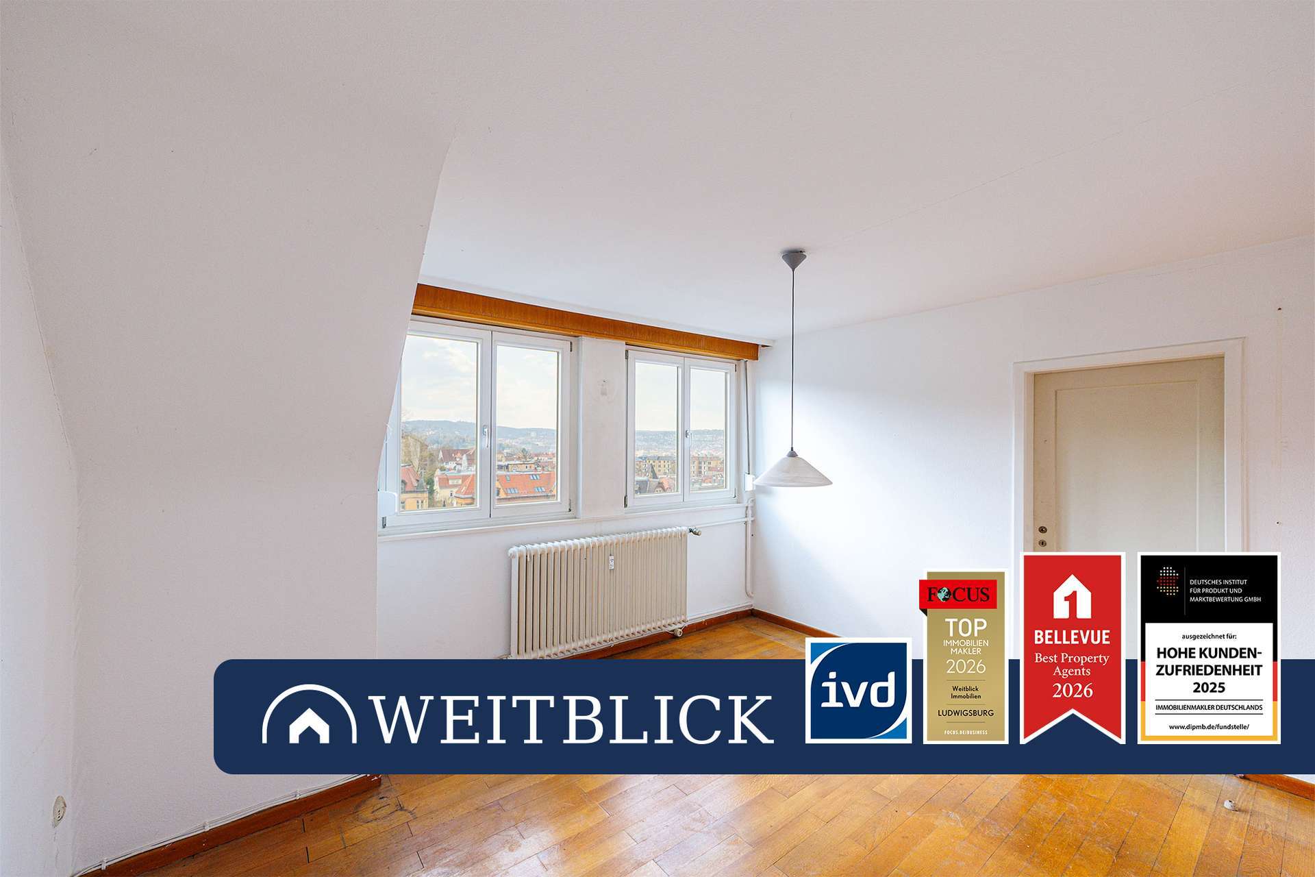 WEITBLICK: Dachgeschosstraum mit Kesselblick!, Stuttgart – Bild 1