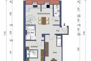 N-Süd, toller Blick über Nürnbergs Dächer! Freie 3-Zimmer-Maisonette-Wohnung mit Dachloggia – Gabelsberger Str. 4, 90459 Galgenhof, Nürnberg – Vorschaubild 27