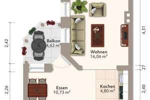 Provisionsfreie zentrale 4,5-Zi-Wohnung mit Balkon inmitten der Altstadt – Leibnizstraße 22, 39104 Altstadt, Magdeburg – Vorschaubild 11