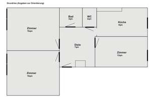 Helle 3-Zimmer Wohnung in Aachen Innenstadt – Jakobstraße 43, 52064 Lindenplatz, Aachen – Vorschaubild 1