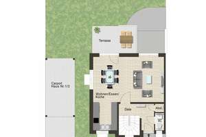 Neubauprojekt in Hochdorf, schöne DHH, 2 Terrassen, Balkon, Garten, KfW55, Carport und Stellplatz – Die vollständige Adresse der Immobilie erhältst du vom Anbieter., 73269 Hochdorf – Vorschaubild 3