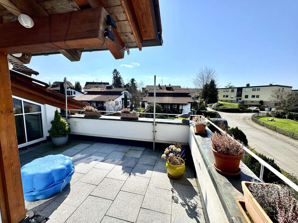 Immobilie in Bodolz - Penthouse mit großer Dachterrasse und 2 Tiefgaragenstellplätzen in Bodolz am Bodensee - Bild 1