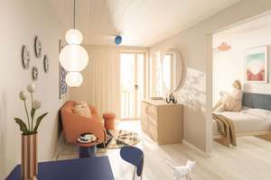 Perfekte Work-Life-Balance: stilvoller 2 Zimmer Wohntraum mit Loggia
