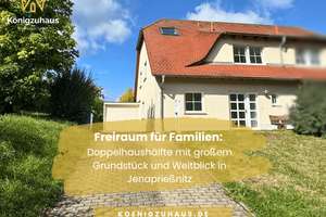 Freiraum für Familien: Doppelhaushälfte mit großem Grundstück und Weitblick in Jena