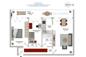 ** Wohnen am Park: Lichtdurchflutete 3-Zimmer-Wohnung * Westbalkon zum Innenhof  * U-Bahn-Nähe** – *  Christoph-von-Gluck-Platz *, 80807 Milbertshofen, München – Vorschaubild 17