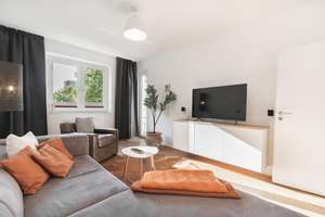 Medienhafen-möblierte Wohnung in ruhiger Lage mit Sonnenbalkon
