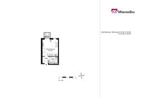 Komfortable 1 Zimmer Neubau Wohnung mit Balkon – Steinerstraße 20, 81369 Untersendling, München – Vorschaubild 20